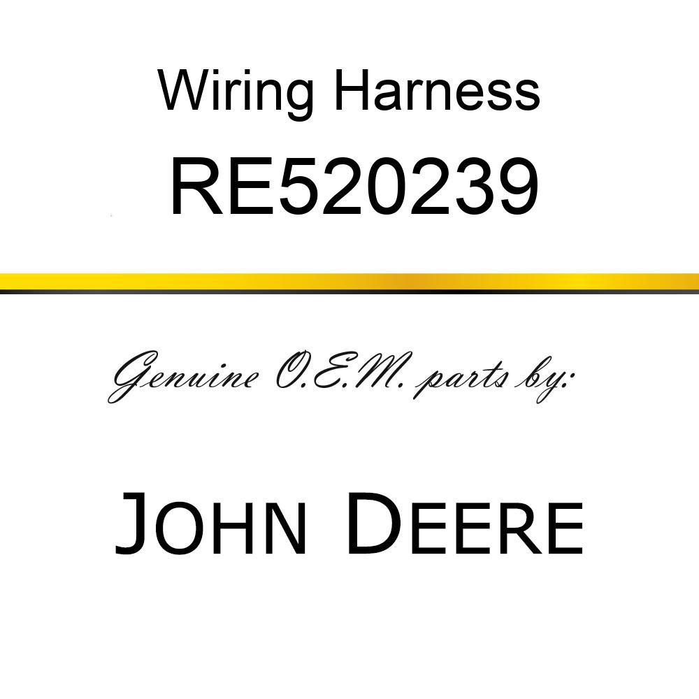 Wiring Harness - HARNESS, WIRING, GLOW PLUG (JDWM 40 RE520239