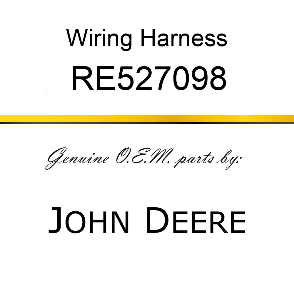 Wiring Harness - HARNESS, WIRING GLOW PLUG 6CYL JDWM RE527098