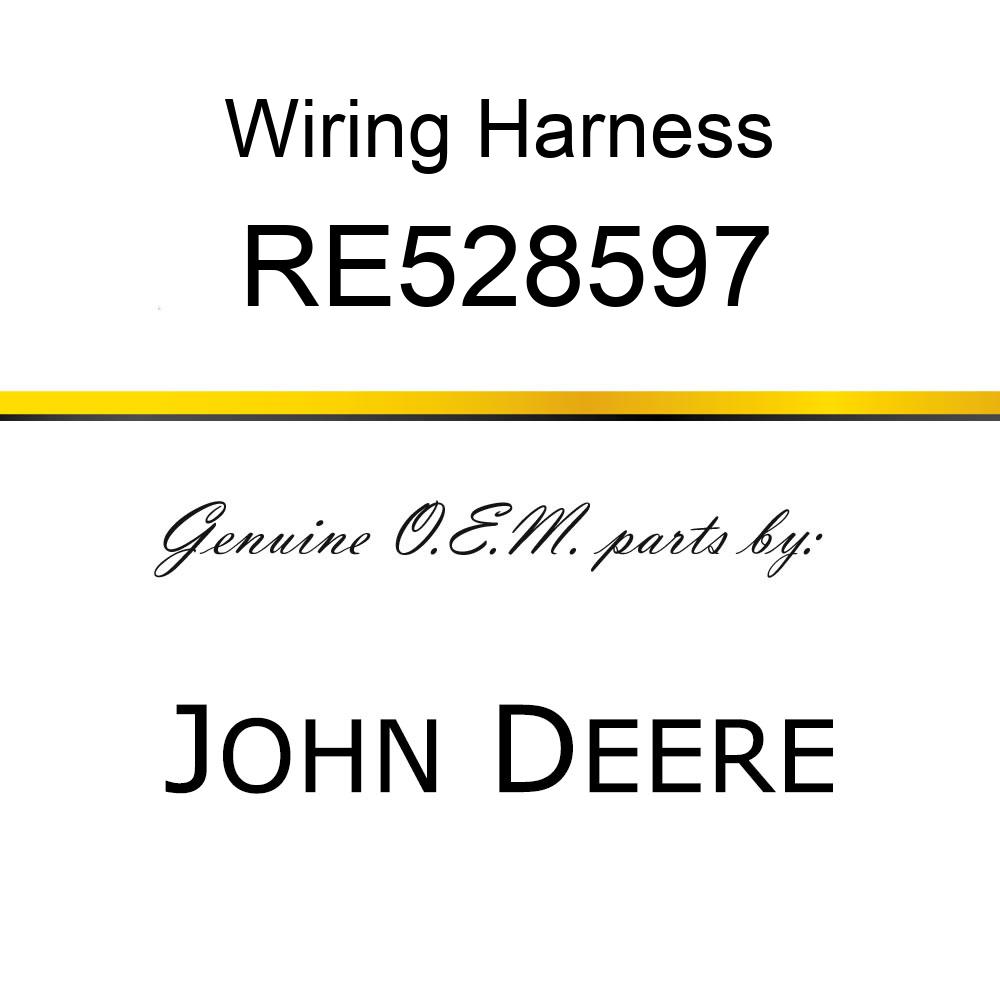 Wiring Harness - WIRING HARNESS,GLOW PLUG RE528597