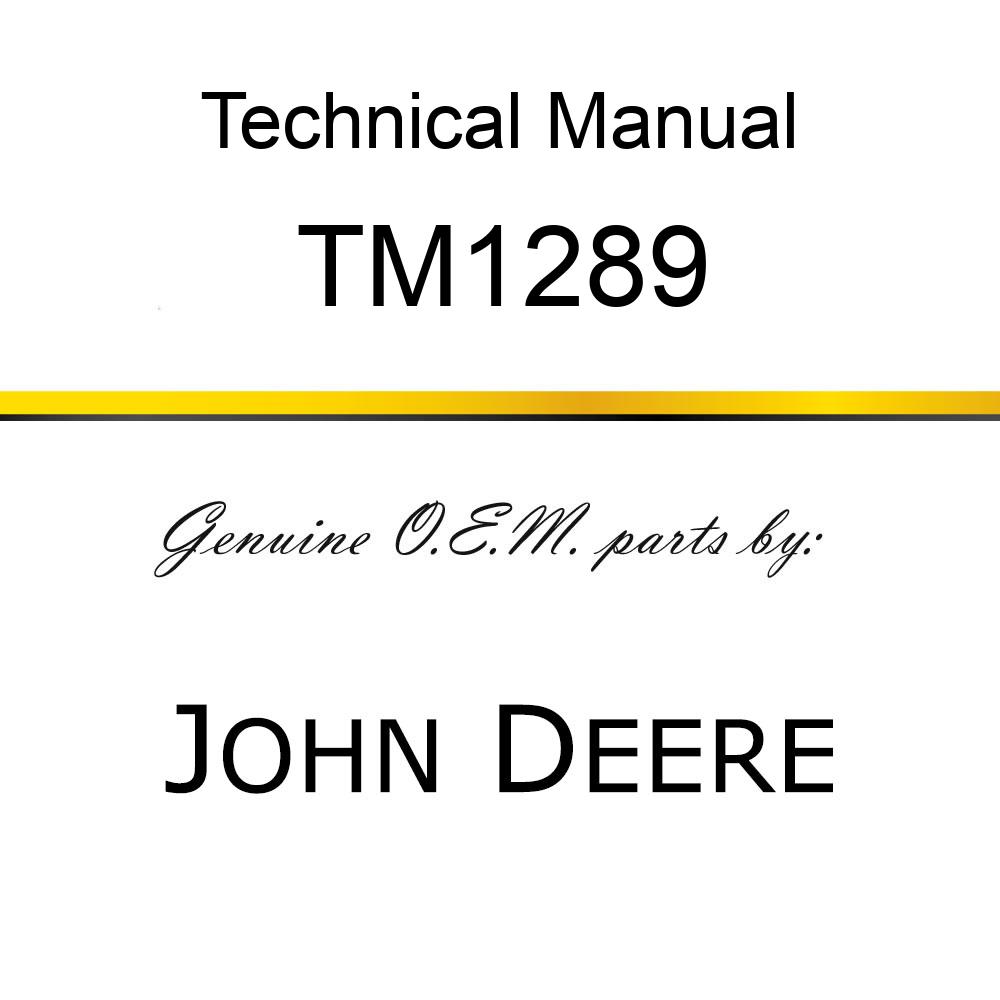 Technical Manual - TECH MAN,CAM LOBE MOTORS TM1289