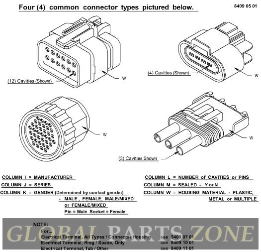 Electrical Connector Assy - CONNECTOR-RECEPTACLE H130511