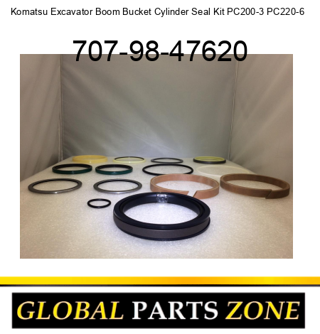 Komatsu Excavator Boom Bucket Cylinder Seal Kit PC200-3 PC220-6 + 707-98-47620