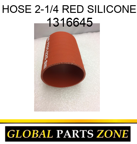 HOSE 2-1/4 RED SILICONE 1316645