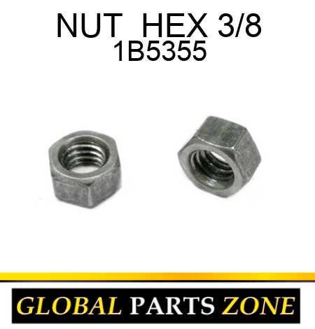 NUT  HEX 3/8 1B5355