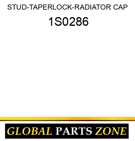 STUD-TAPERLOCK-RADIATOR CAP 1S0286