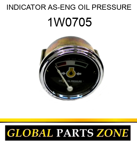 INDICATOR AS-ENG OIL PRESSURE 1W0705