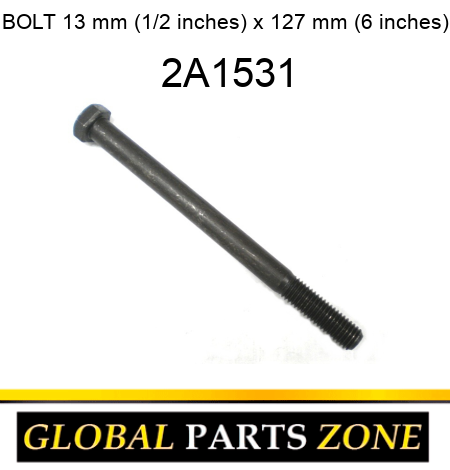 BOLT 13 mm (1/2 inches) x 127 mm (6 inches) 2A1531