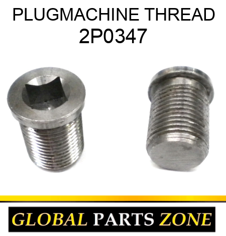 PLUG,MACHINE THREAD 2P0347