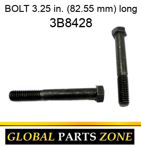 BOLT 3.25 in. (82.55 mm) long 3B8428