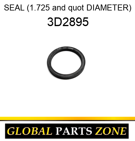 SEAL (1.725" DIAMETER) 3D2895