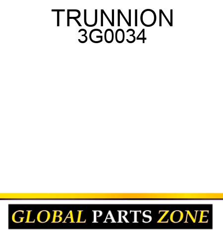 TRUNNION 3G0034