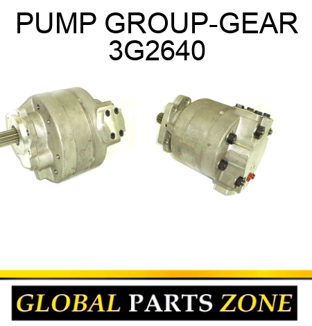 PUMP GROUP-GEAR 3G2640