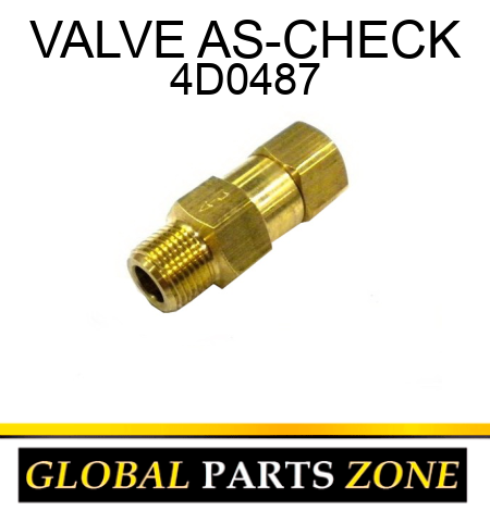 VALVE AS-CHECK 4D0487