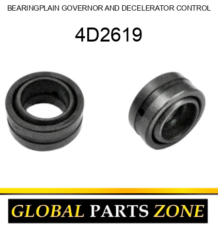 BEARING,PLAIN GOVERNOR AND DECELERATOR CONTROL 4D2619