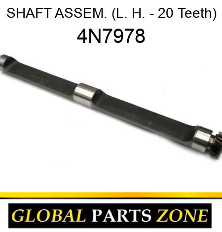 SHAFT ASSEM. (L. H. - 20 Teeth) 4N7978