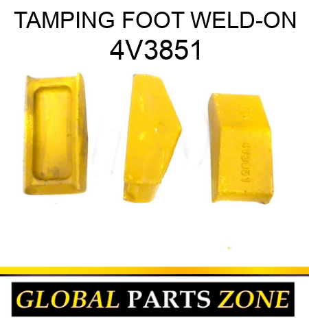 TAMPING FOOT WELD-ON 4V3851