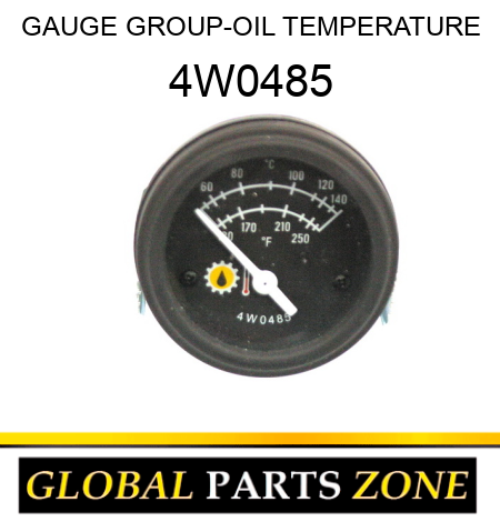 GAUGE GROUP-OIL TEMPERATURE 4W0485