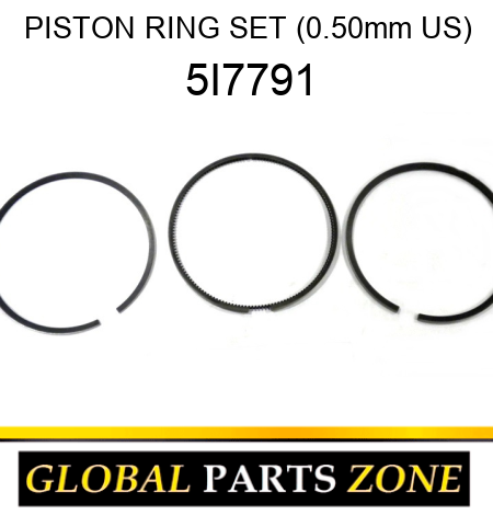 PISTON RING SET (0.50mm US) 5I7791