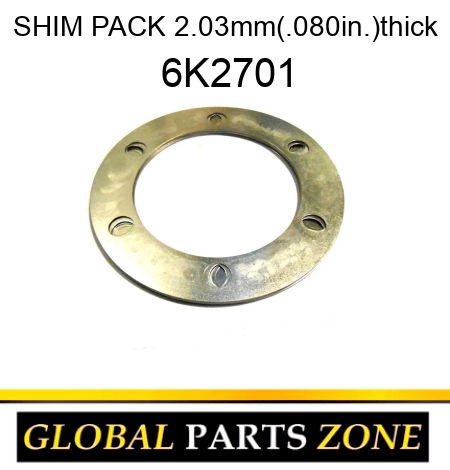 SHIM PACK 2.03mm(.080in.)thick 6K2701
