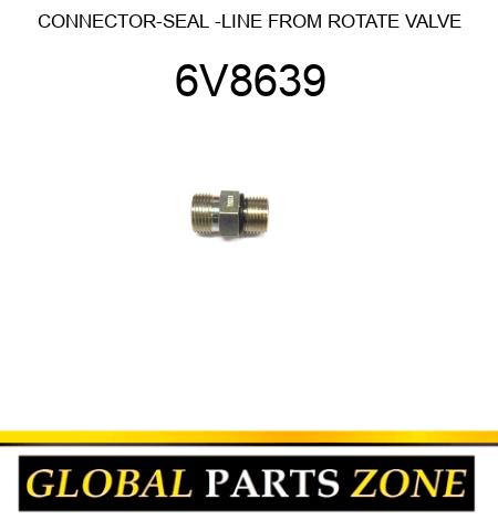 CONNECTOR-SEAL -LINE FROM ROTATE VALVE 6V8639