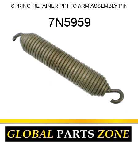 SPRING-RETAINER PIN TO ARM ASSEMBLY PIN 7N5959