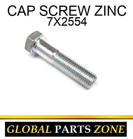 CAP SCREW ZINC 7X2554