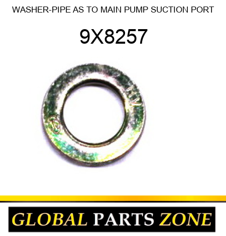 WASHER-PIPE AS TO MAIN PUMP SUCTION PORT 9X8257