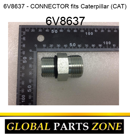 6V8637 - CONNECTOR fits Caterpillar (CAT) 6V8637