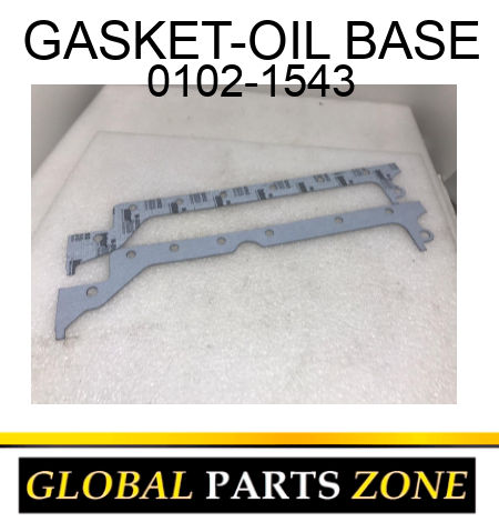 GASKET-OIL BASE 0102-1543