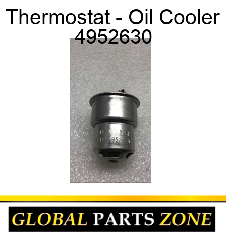 Thermostat - Oil Cooler 4952630