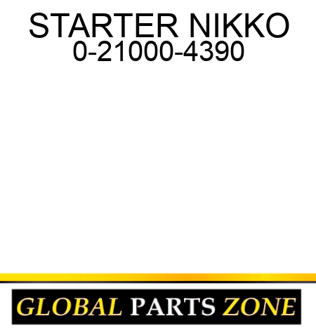 STARTER NIKKO 0-21000-4390