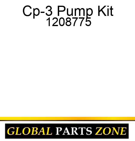 Cp-3 Pump Kit 1208775