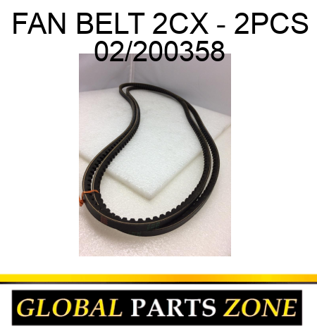 FAN BELT 2CX - 2PCS 02/200358