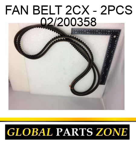 FAN BELT 2CX - 2PCS 02/200358