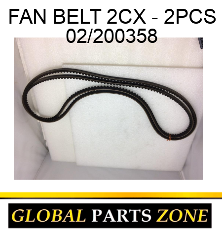 FAN BELT 2CX - 2PCS 02/200358