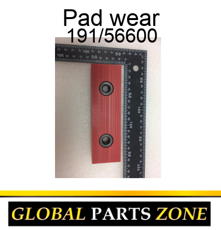 Pad, wear 191/56600