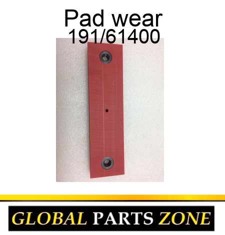 Pad, wear 191/61400