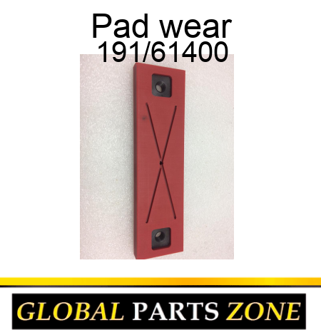 Pad, wear 191/61400