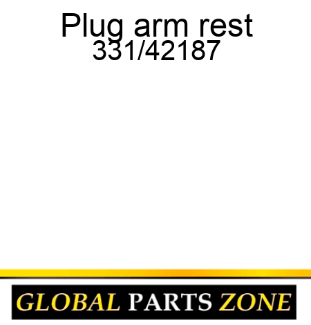 Plug, arm rest 331/42187