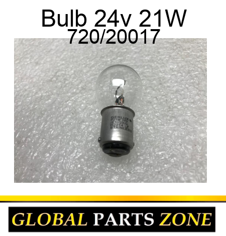 Bulb, 24v 21W 720/20017
