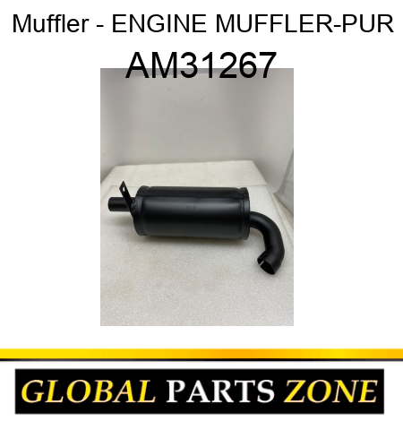 Muffler - ENGINE MUFFLER-PUR AM31267