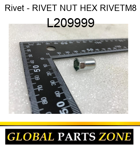 Rivet - RIVET, NUT HEX ,RIVET,M8 L209999