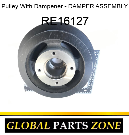 Pulley With Dampener - DAMPER ASSEMBLY RE16127