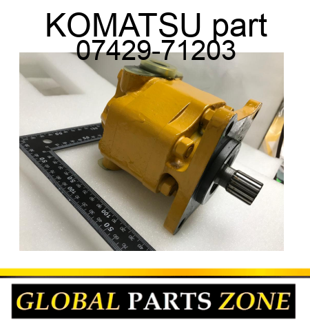 KOMATSU part 07429-71203