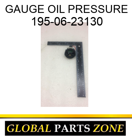 GAUGE, OIL PRESSURE 195-06-23130