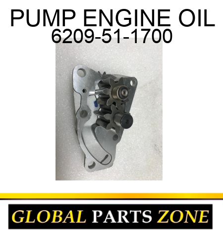 PUMP, ENGINE OIL 6209-51-1700