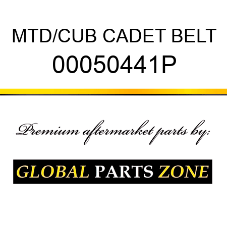 MTD/CUB CADET BELT 00050441P