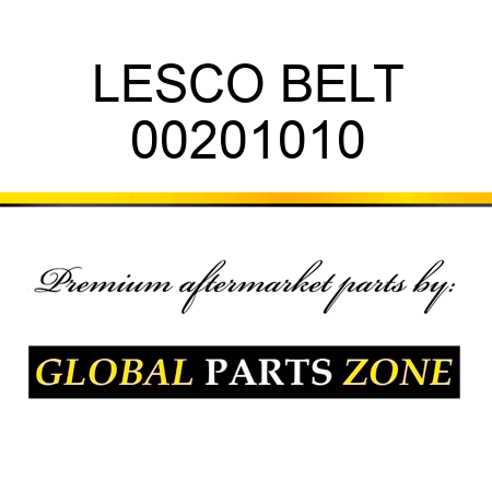 LESCO BELT 00201010