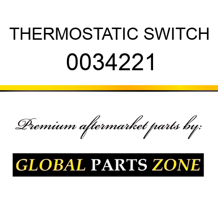THERMOSTATIC SWITCH 0034221