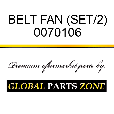 BELT FAN (SET/2) 0070106